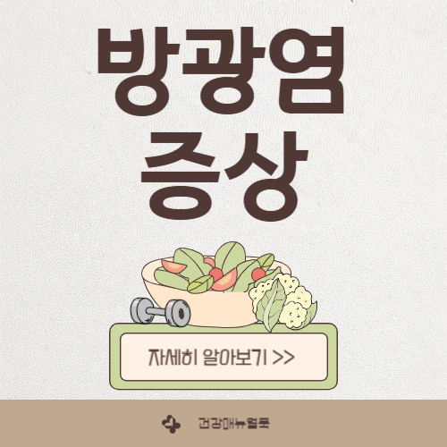 방광염 증상 원인부터 치료