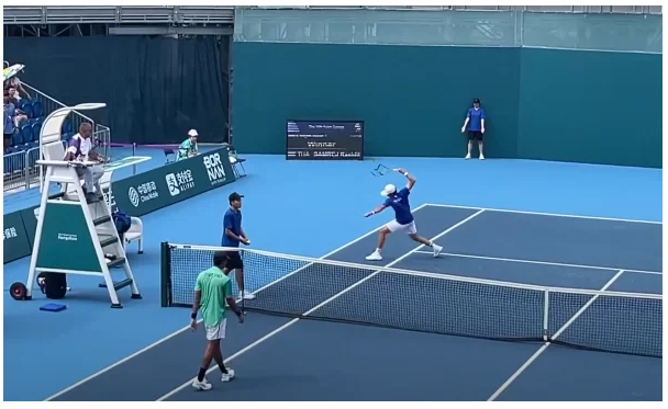 권순우 라켓 박살 비매너