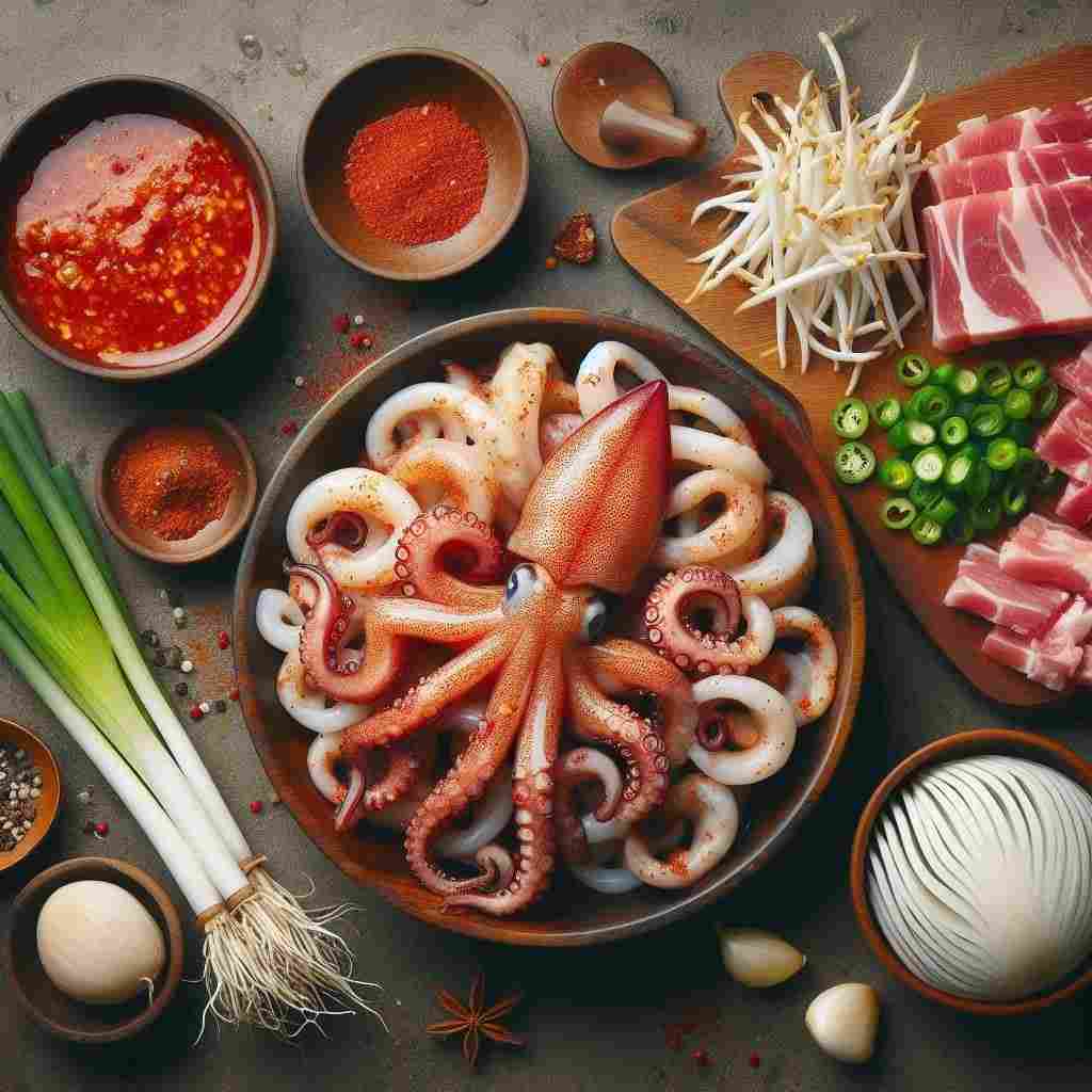 오삼불고기 재료