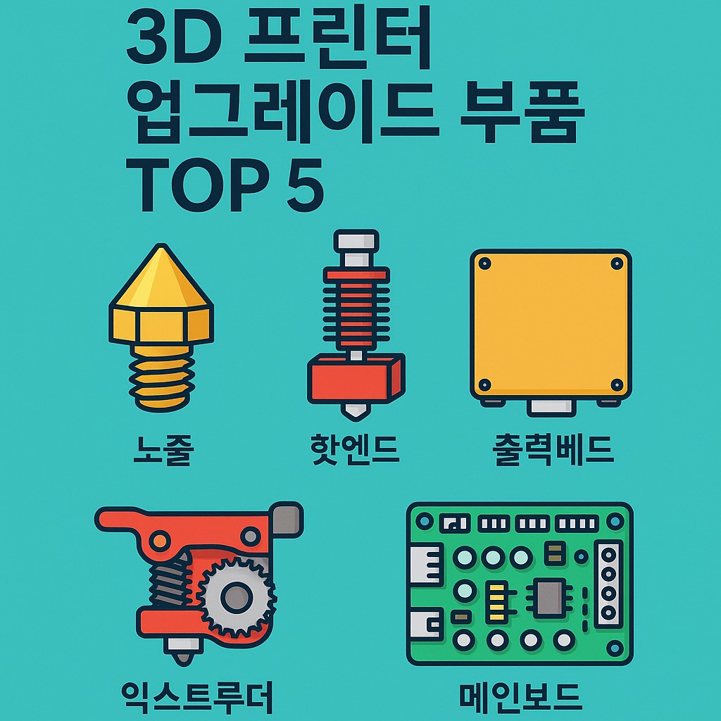 3D 프린터 업그레이드 부품 TOP 5 대표 이미지