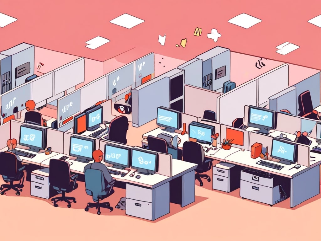 고객센터 근무 환경 사진