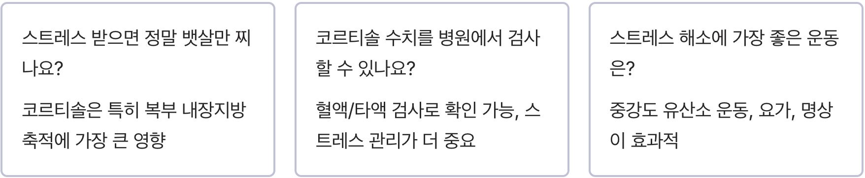 스트레스 호르몬 '코르티솔', 당신의 뱃살을 찌우는 주범
