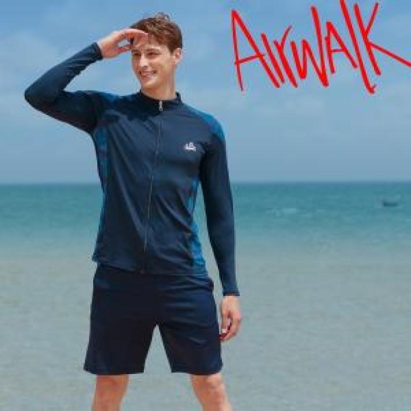 에어워크서프 남성래쉬가드세트 집업 트렁크 YAWe5034 NV YAWe0905 NV