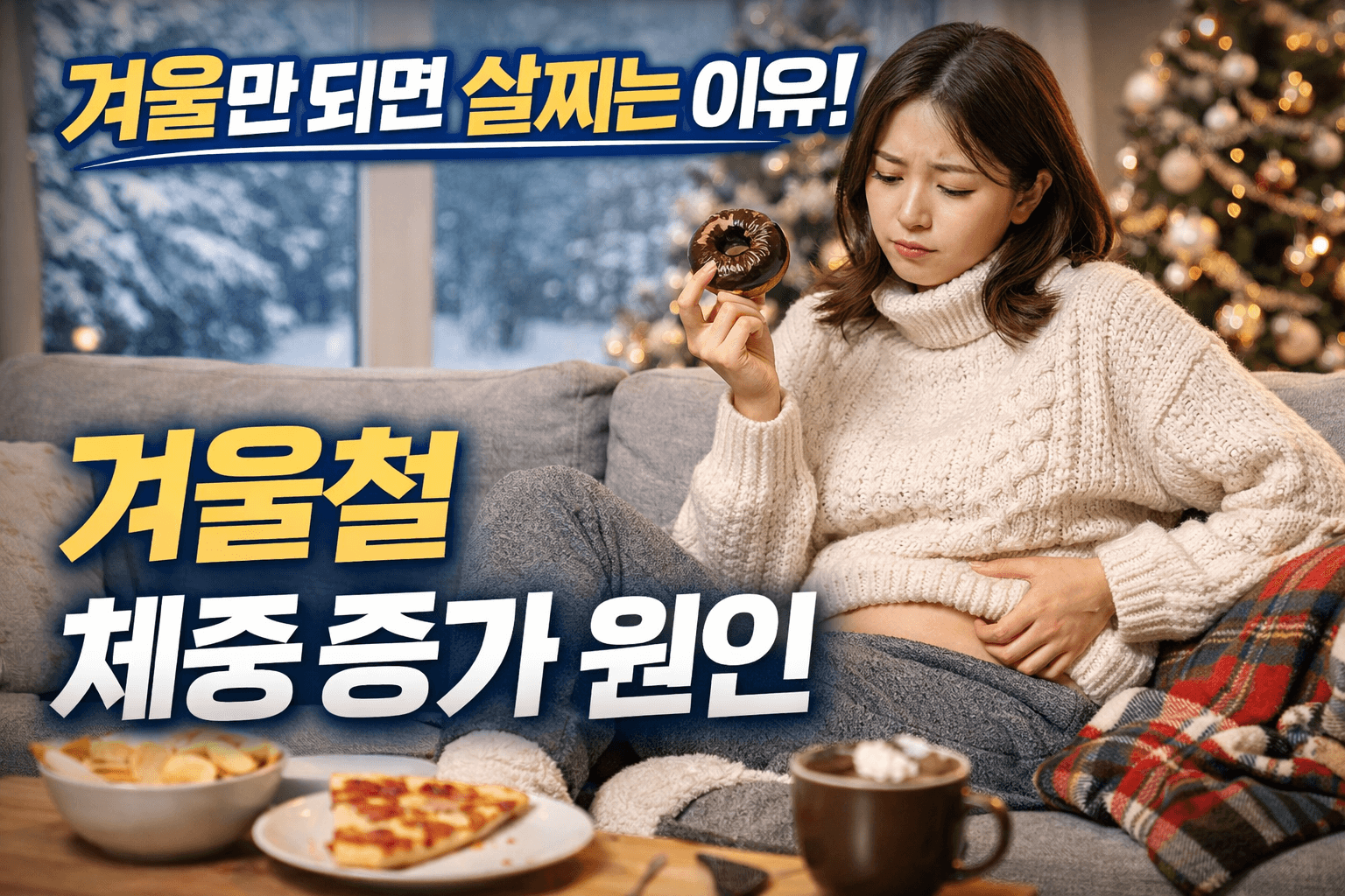 겨울철 살이 찌는 이유 5가지 – 전문가가 밝힌 과학적 원인
