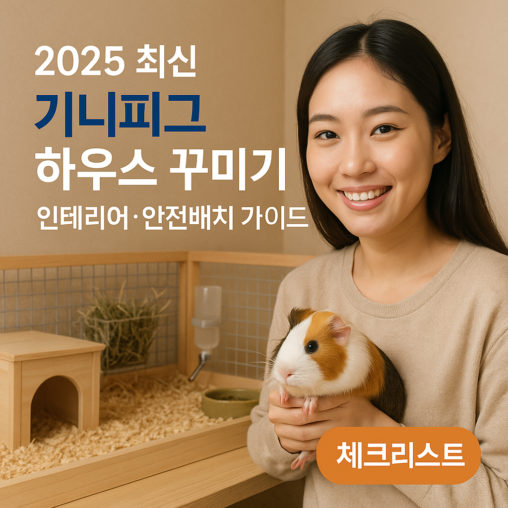 [2025 최신] 기니피그 하우스 꾸미기 ｜ 인테리어·안전배치 가이드