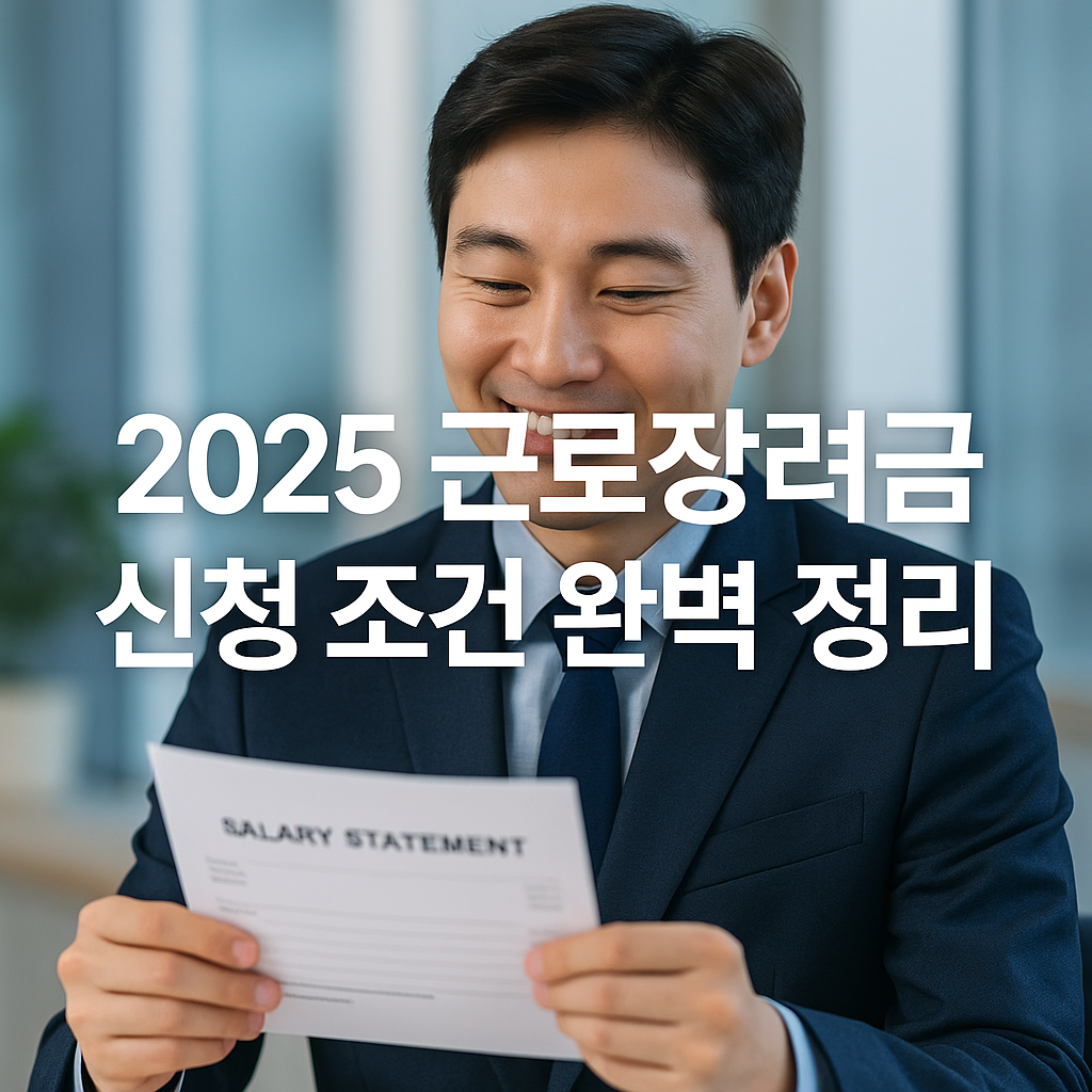 근로장려금 신청 조건