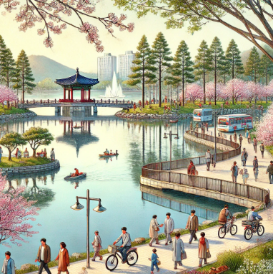 일산호수공원 사진