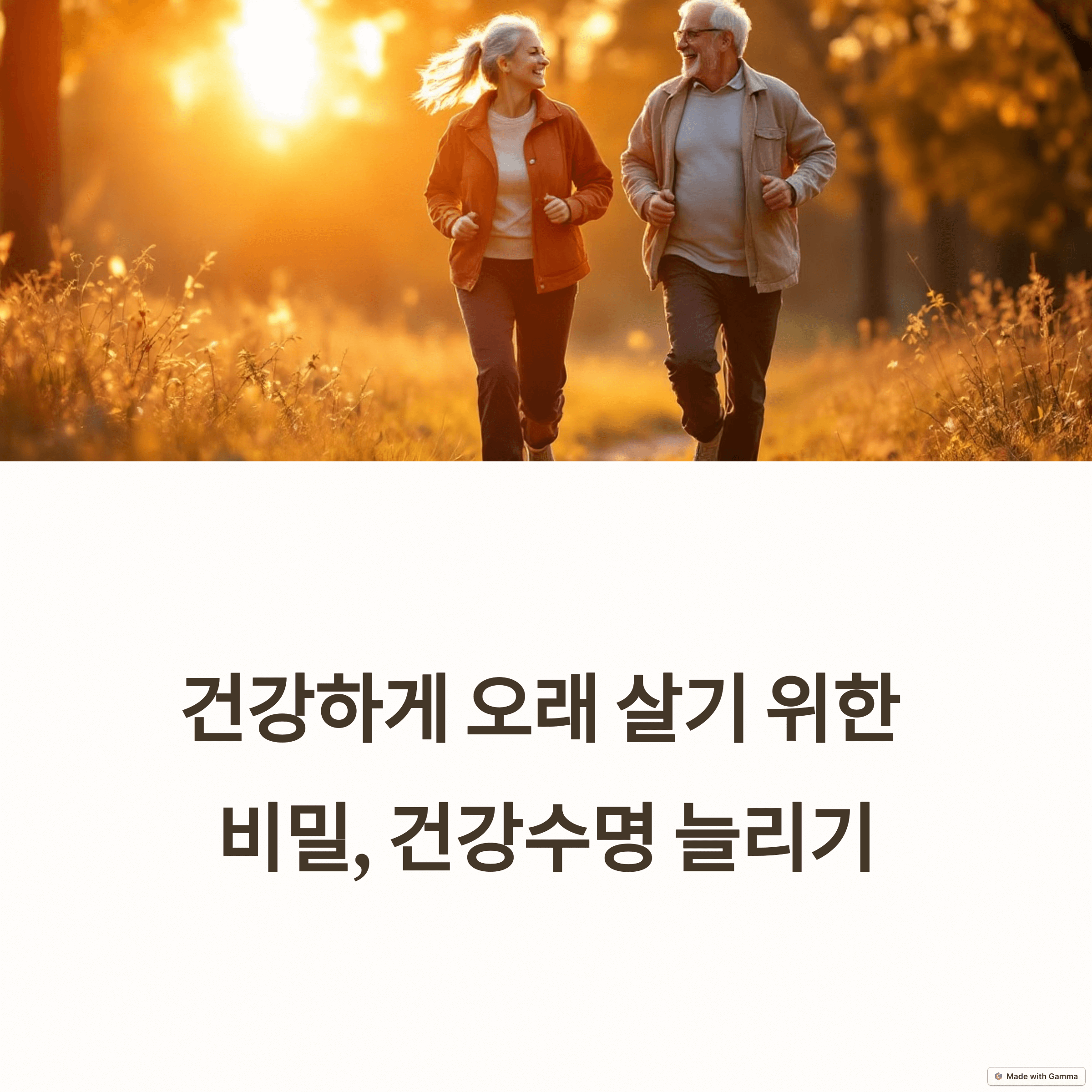 건강수명 연장을 위한 5가지 필수 습관: 활기찬 노년을 위한 지침