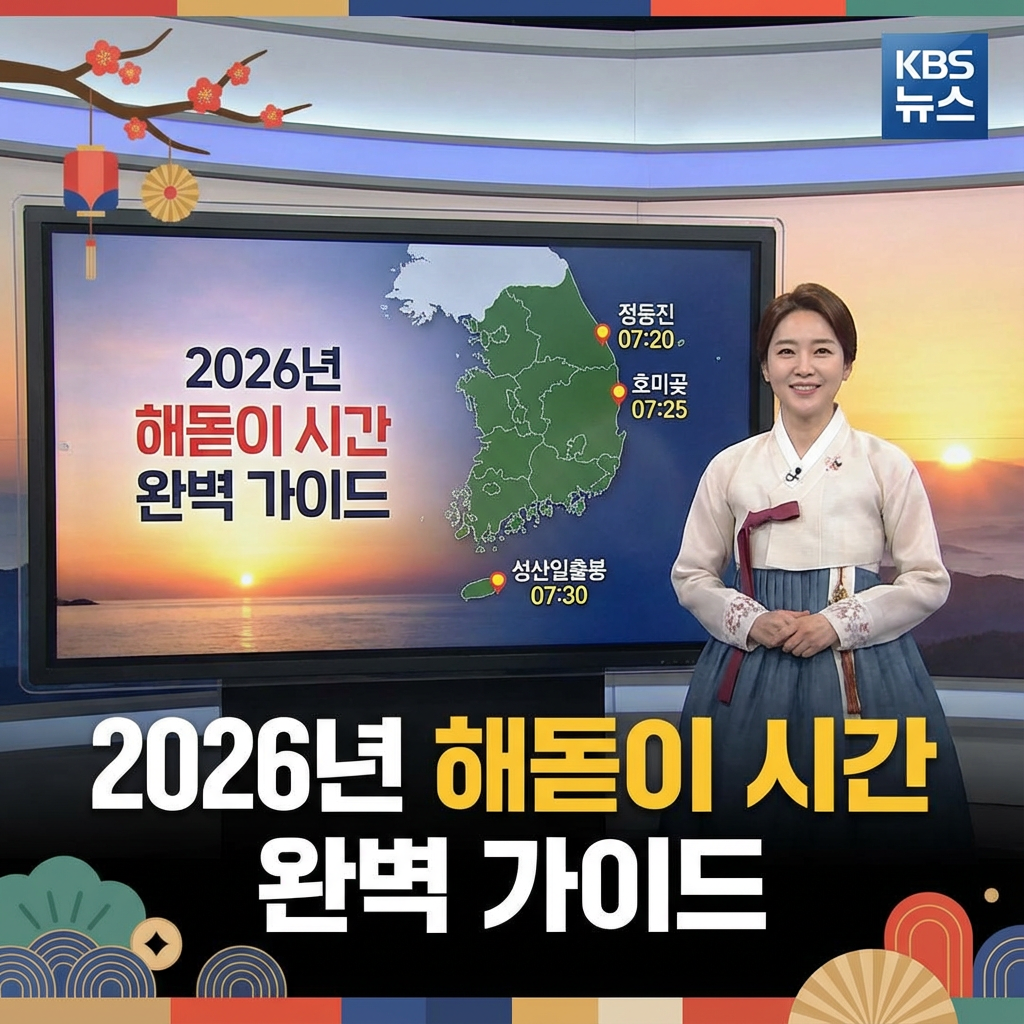 2026년 해돋이 시간 완벽 가이드