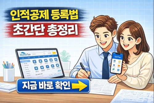 연말정산 인적공제 등록방법