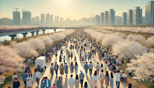 인천 드림파크 벚꽃축제
