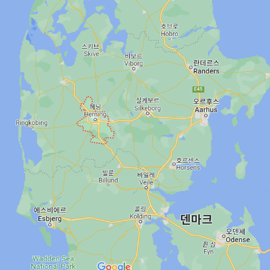 덴마크-헤르닝(출처-구글지도)