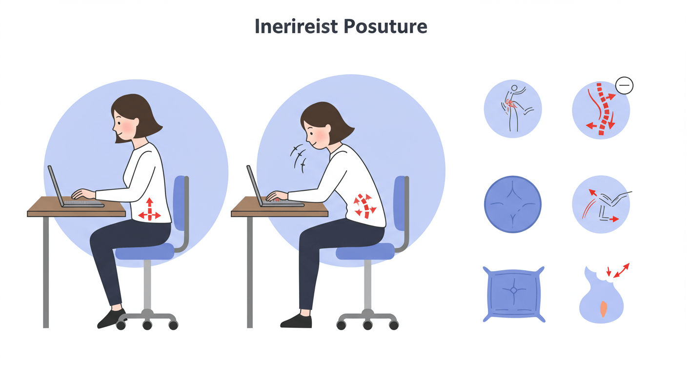 생활 습관과 자세 불균형