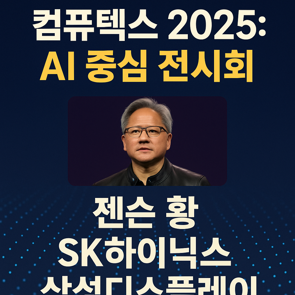컴퓨텍스 2025, 젠슨 황·SK하이닉스·삼성디스플레이가 주목한 ‘AI 대전’