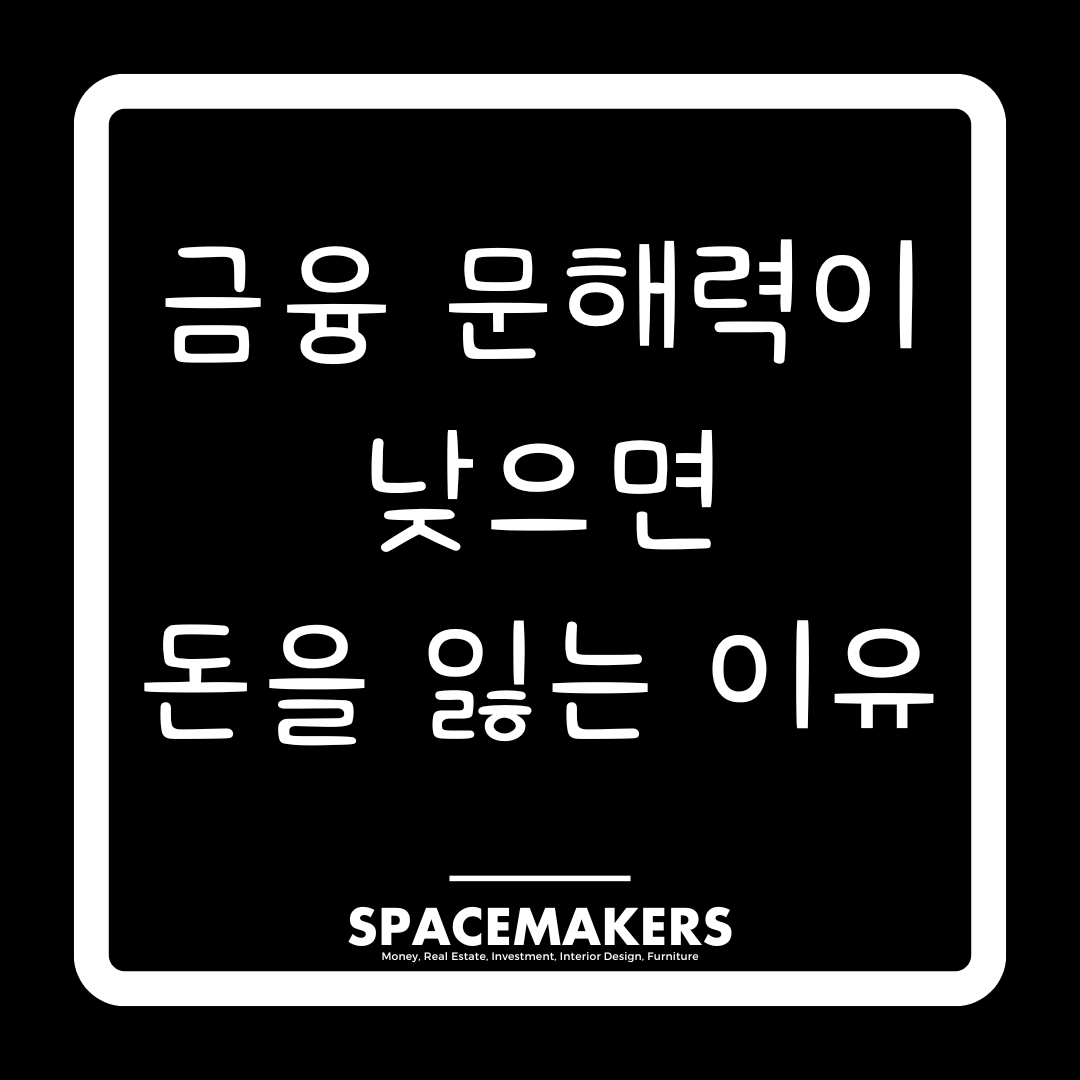 금융 문해력이 낮으면 돈을 잃는 이유