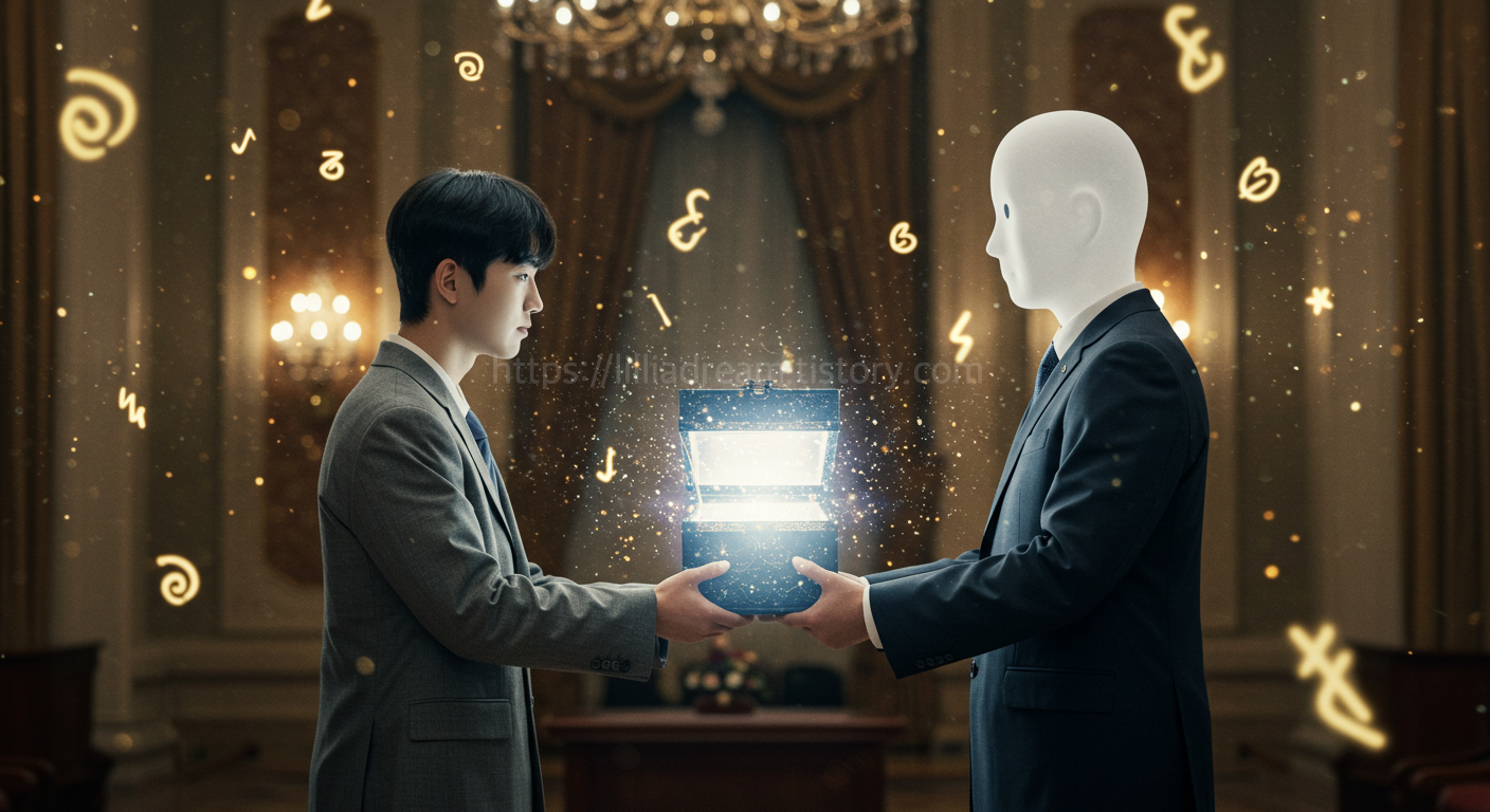 대통령에게 선물받는 꿈