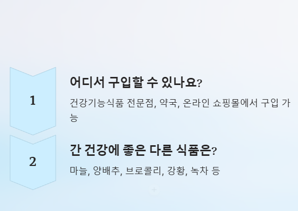 밀크시슬 관련 자주묻는 질문