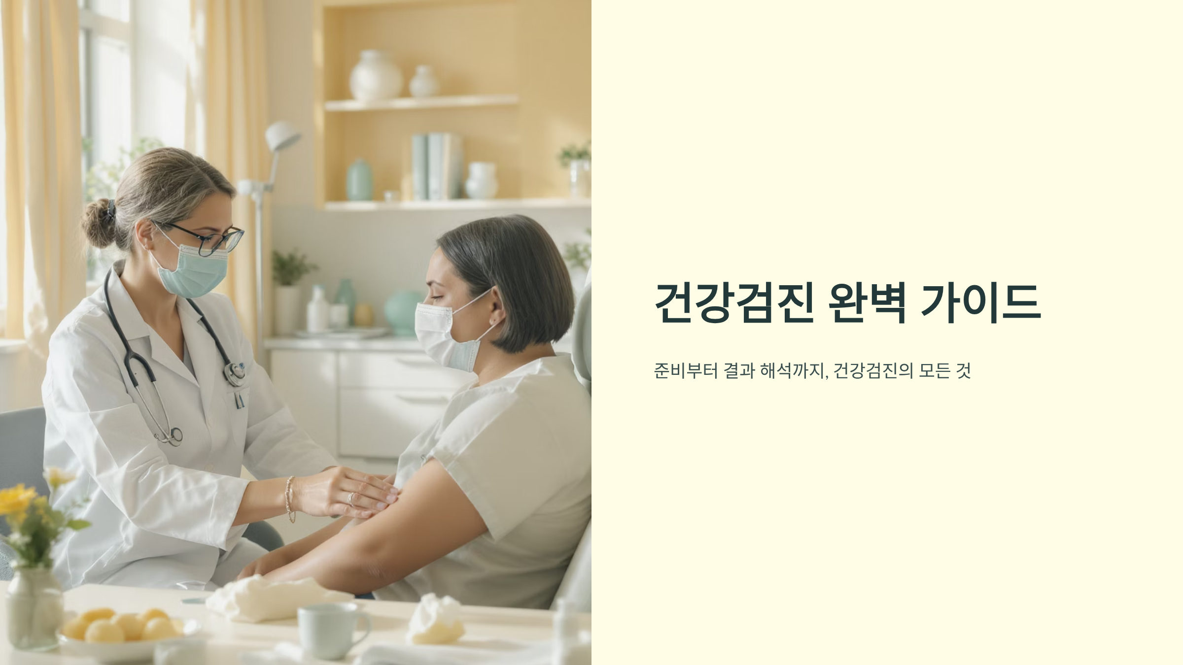 건강검진 필수 준비사항과 검사별 꿀팁