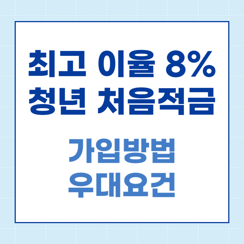 청년 처음적금