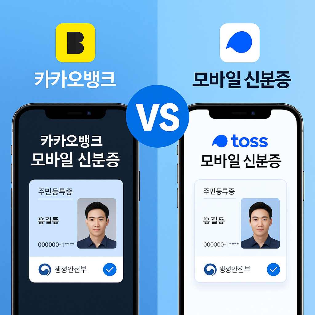 카카오뱅크·토스 모바일신분증 발급 7월23일 시작 (출처 : 관계부처합동)