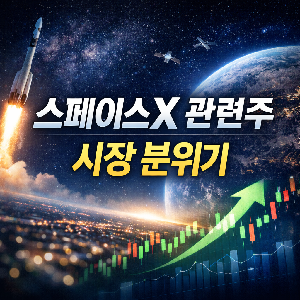 스페이스X 관련주가 반복해서 언급되는 시장 분위기