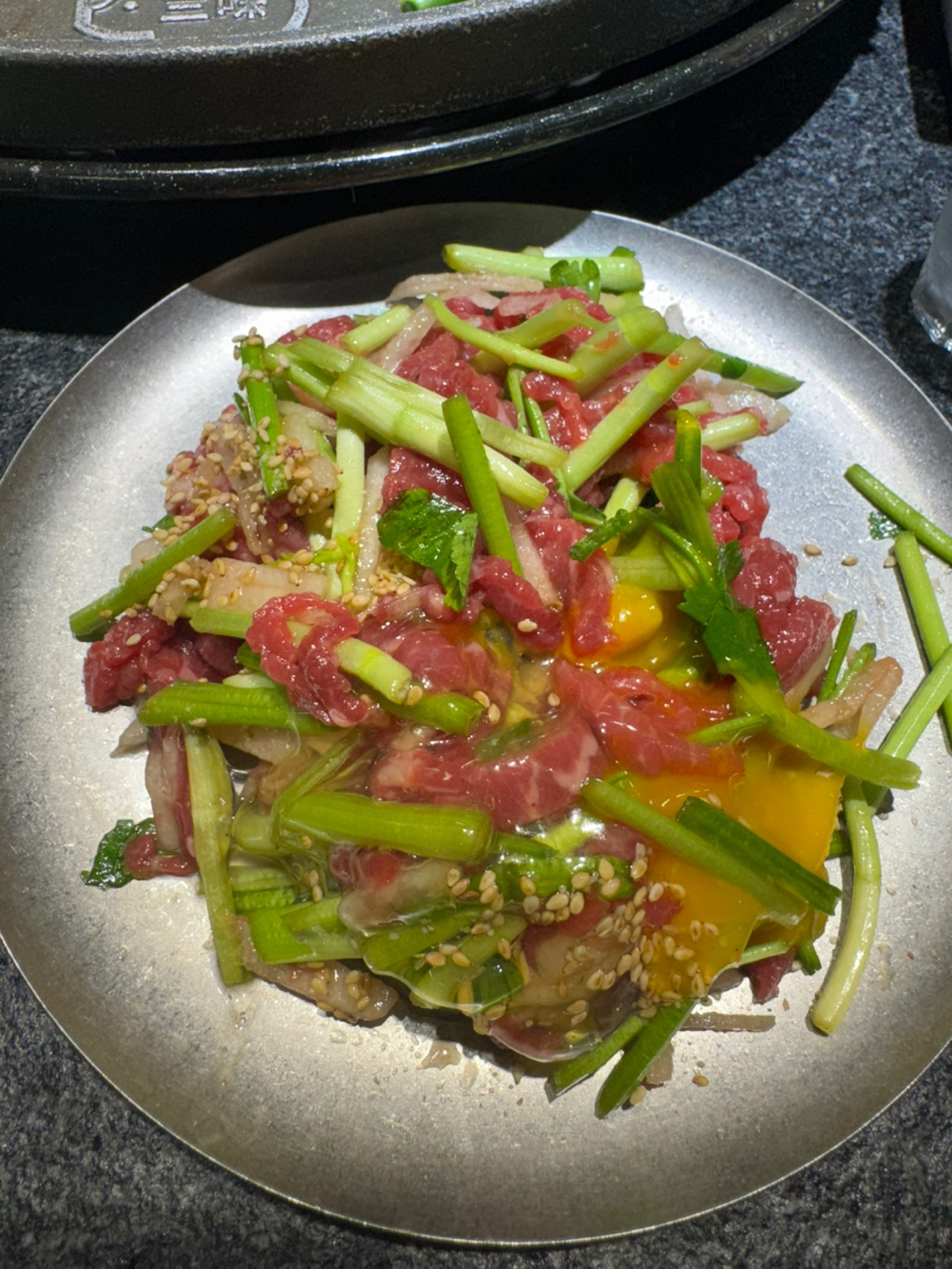 사이드 메뉴 육회 이미지