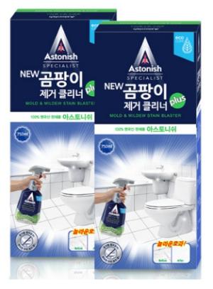 아스토니쉬 NEW 곰팡이 클리너 plus 스프레이&#44; 750ml&#44; 2개