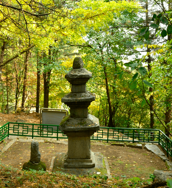 미륵산 단풍
