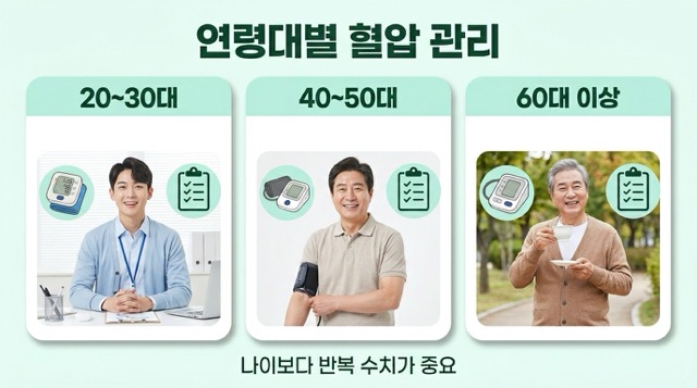 연령대별 혈압 관리 20대 40대 60대 기준