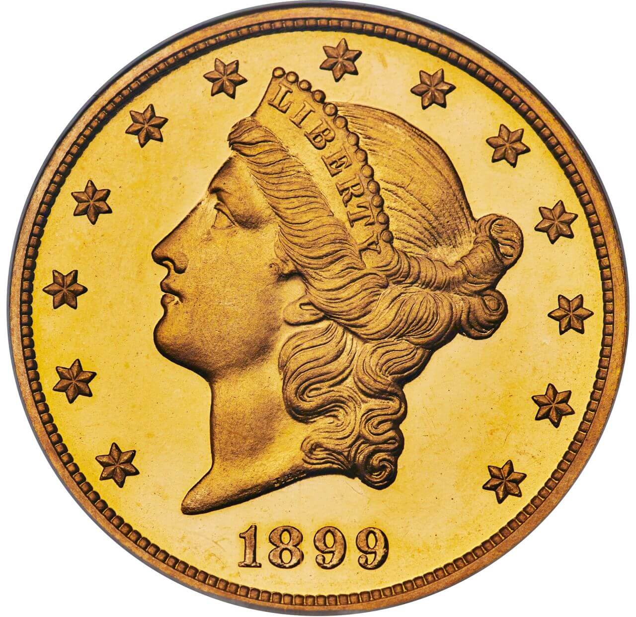 1899년 더블 이글 20달러 금화가 동전 경매에서 1위를 차지-외국방송이미지