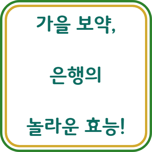 은행 효능 부작용