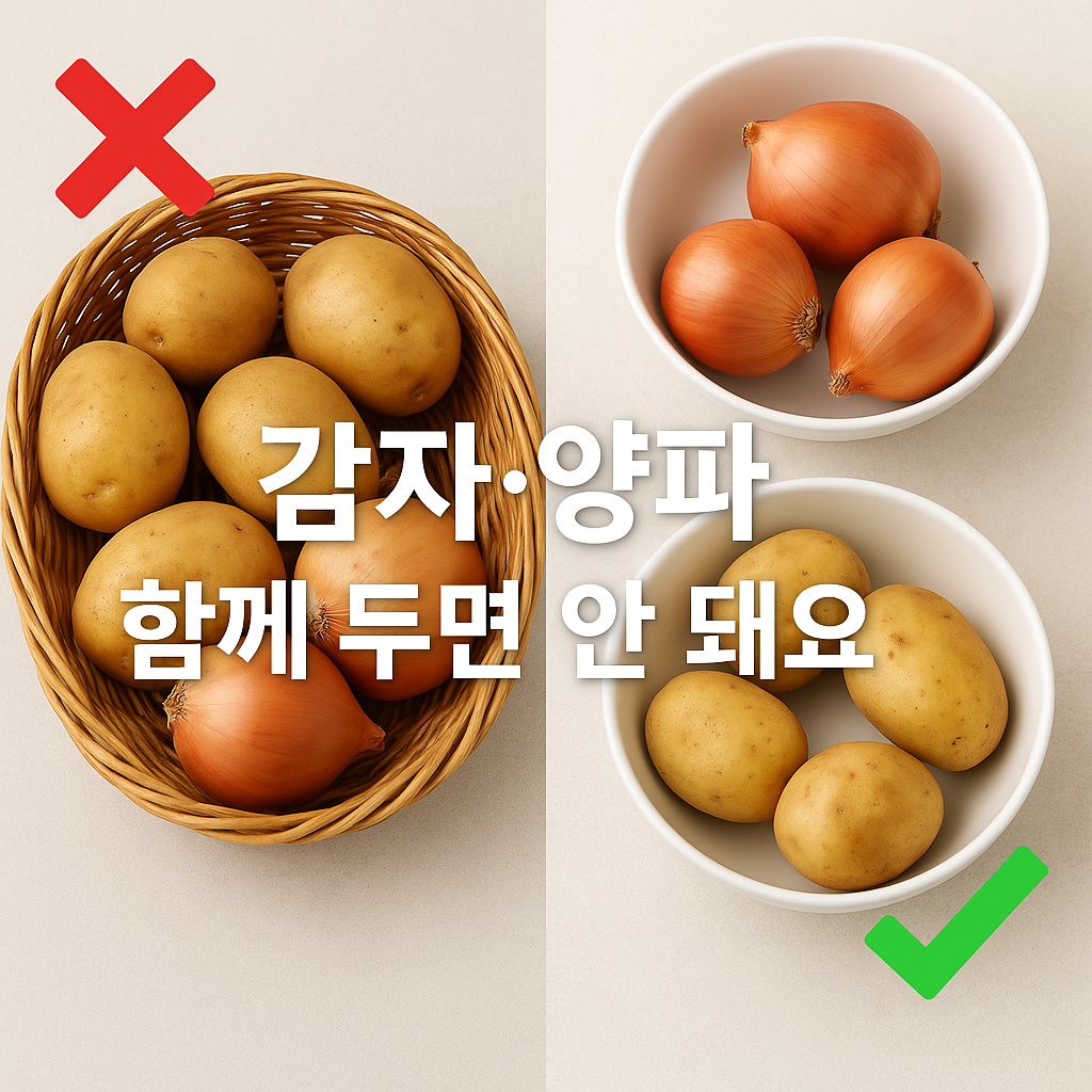 감자&middot;양파 오래 두고 먹는 법 🥔🧅 보관 시 반드시 지켜야 할 주의사항