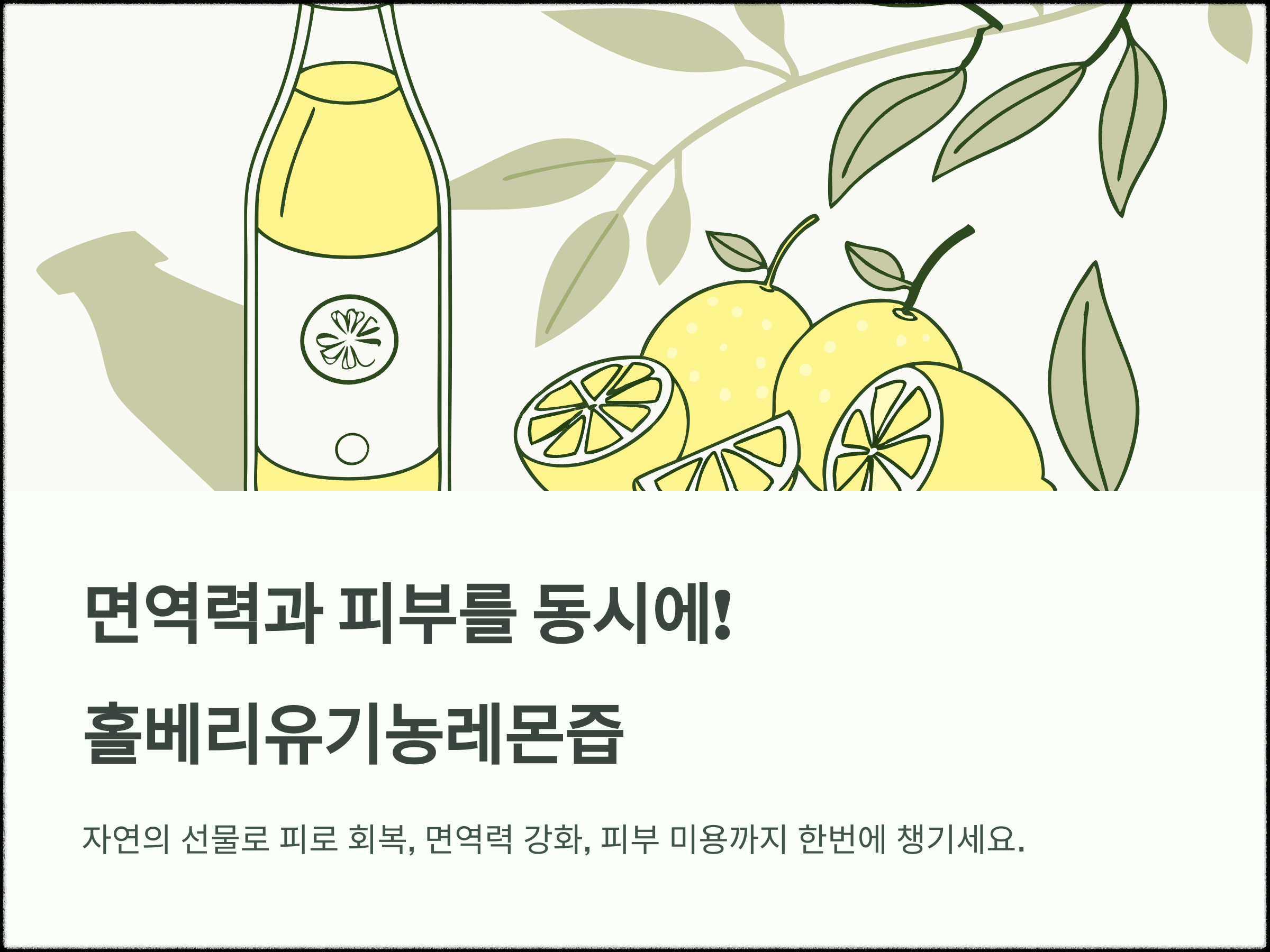 홀베리유기농레몬즙 효능과 섭취법 총정리
