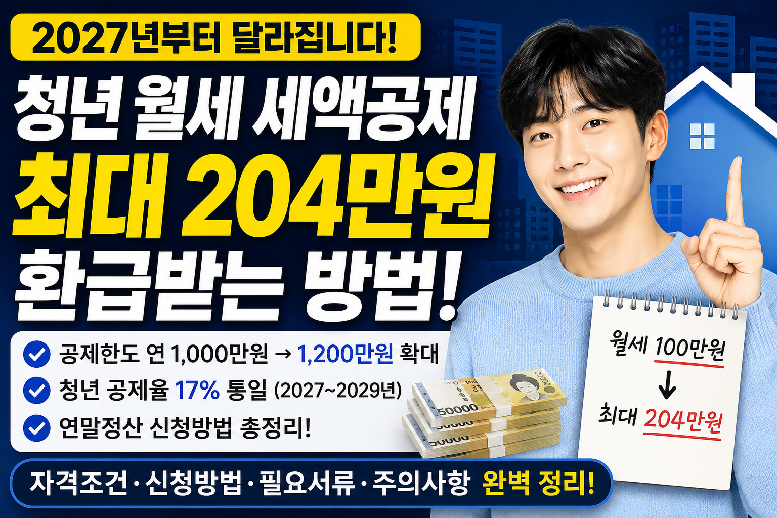 청년 월세 세액공제 신청방법