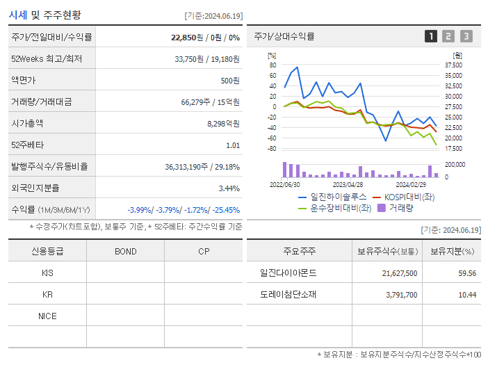 일진하이솔루스_기업개요