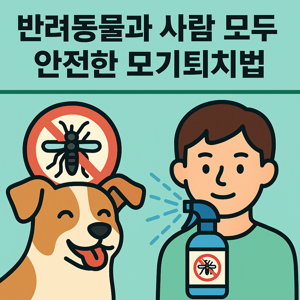 반려동물과 사람 모두 안전한 모기퇴치법
