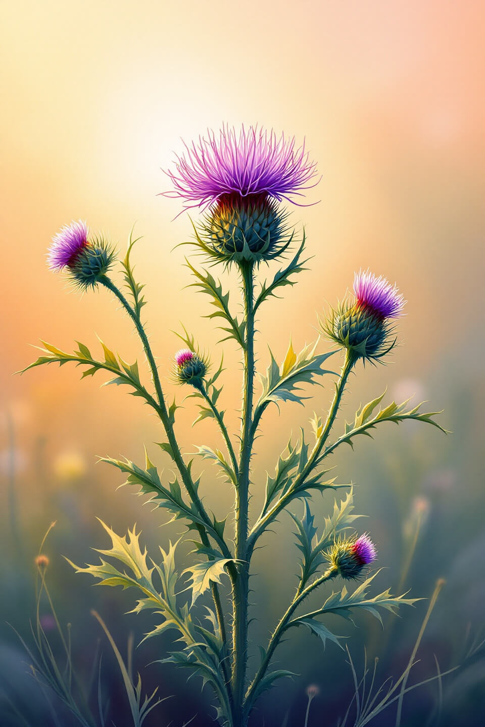 밀크씨슬 사진입니다.