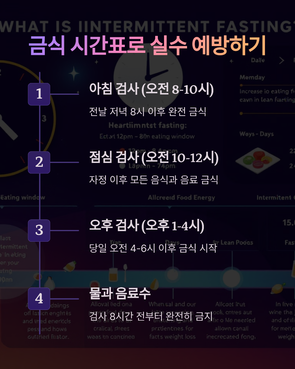 위내시경 금식시간 물&middot;커피 마셔도 될까? 헷갈리는 부분 정리