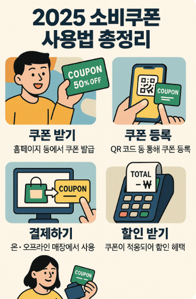 소비쿠폰 사용법 총정리