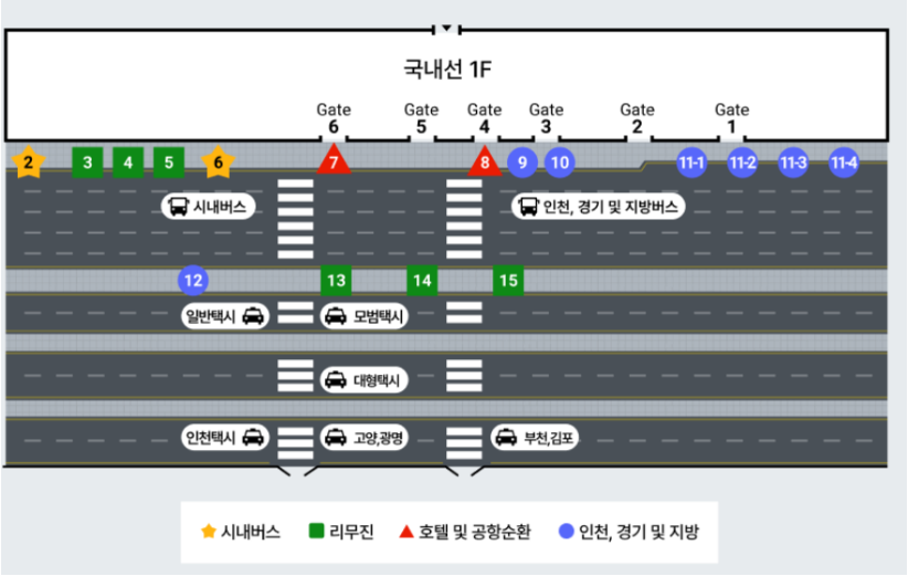 김포공항 리무진버스 시간표