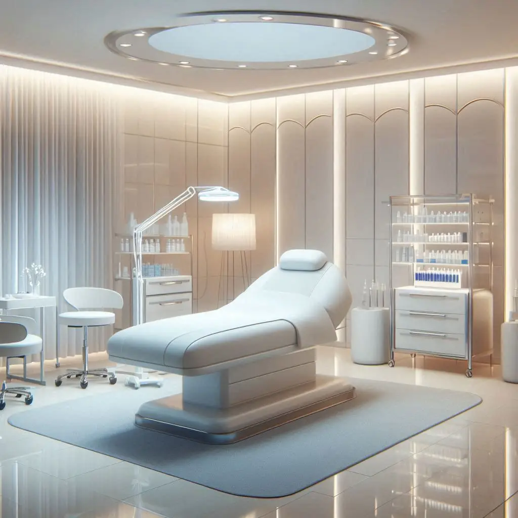 피부,체형관리 샵 배경