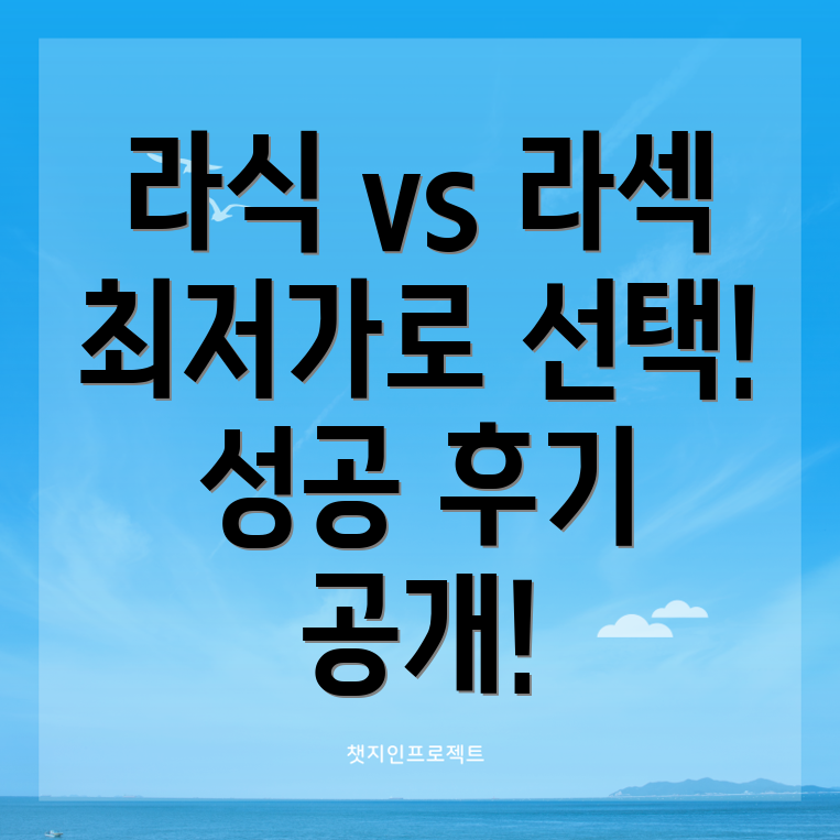 라식과 라섹 수술