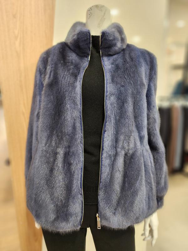 안지크 양면 천연모피 밍크코트 DH4MI5960