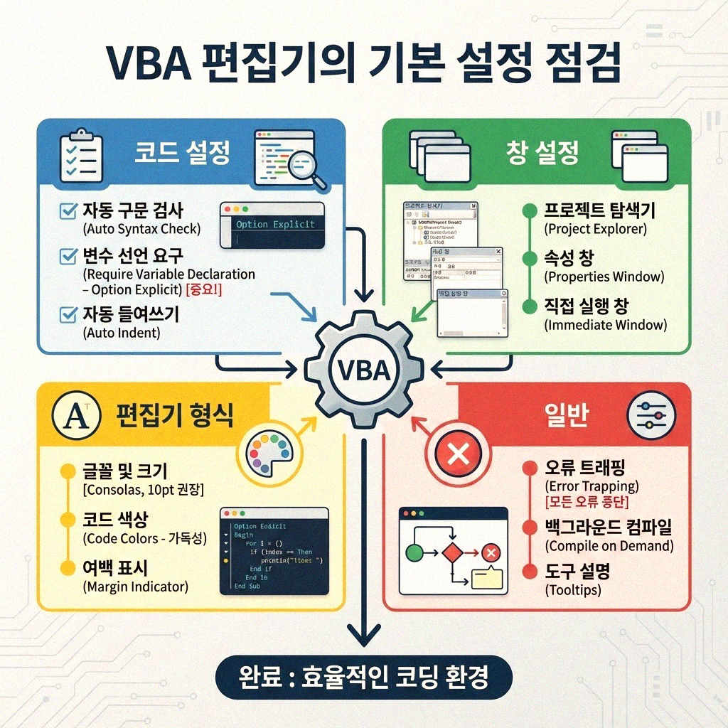 엑셀 VBA 매크로 한글 깨짐 이것만 알면 끝나요