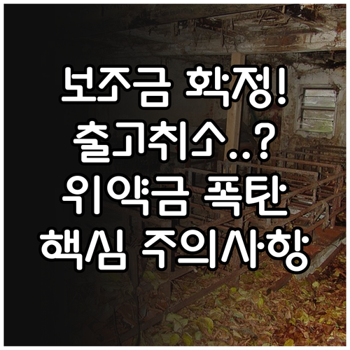 전기차 보조금 확정 후 출고 단계 취..