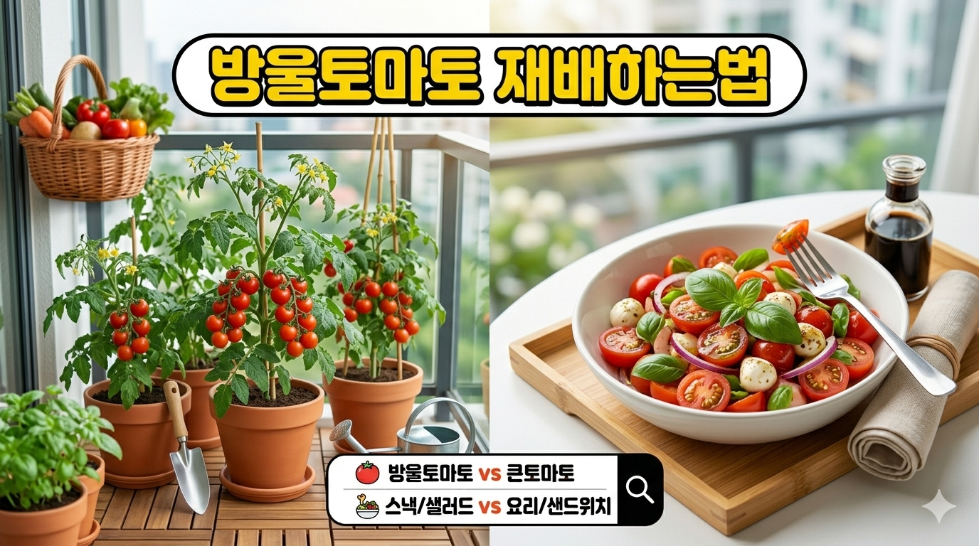 베란다에서 방울토마토 키우기 팁부터 라이코펜 흡수율높이는요리법