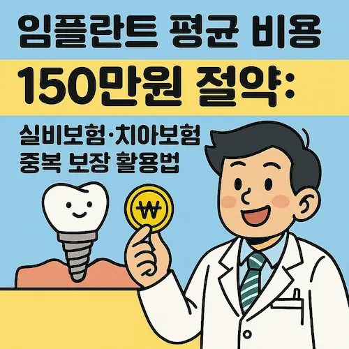 임플란트 절약 보험 활용법