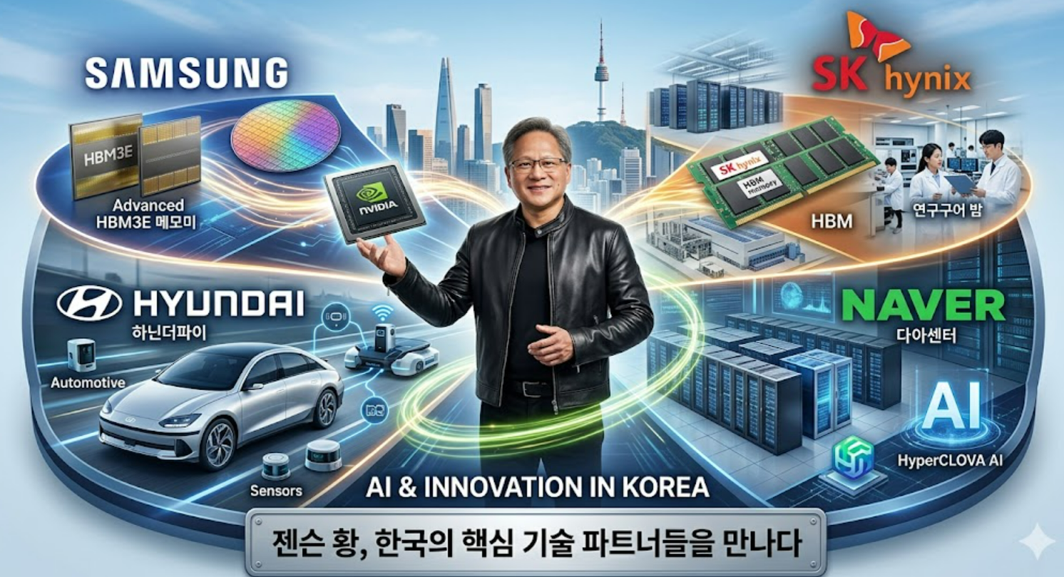 젠슨황과 한국 기업들 이미지