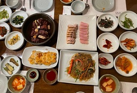 홍어삼합정식