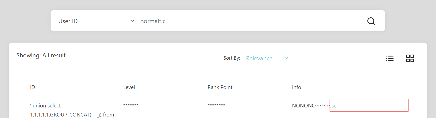 group_concat 사용 플래그 찾기 성공
